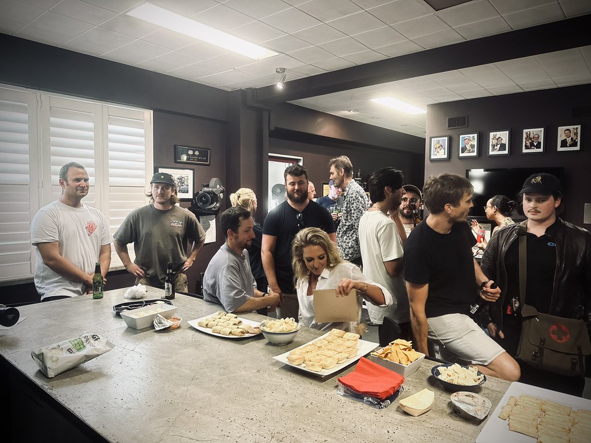 ClaraChongMCF's tweet photo. Thank you to the Australian Cinematographers Society for inviting @BenAllanACS and I to talk about  how we made #darknoisemovie last night.  So wonderful to see a packed house and meet such a diverse mix of those new and experienced in the industry. https://t.co/SPd3AuMBvN