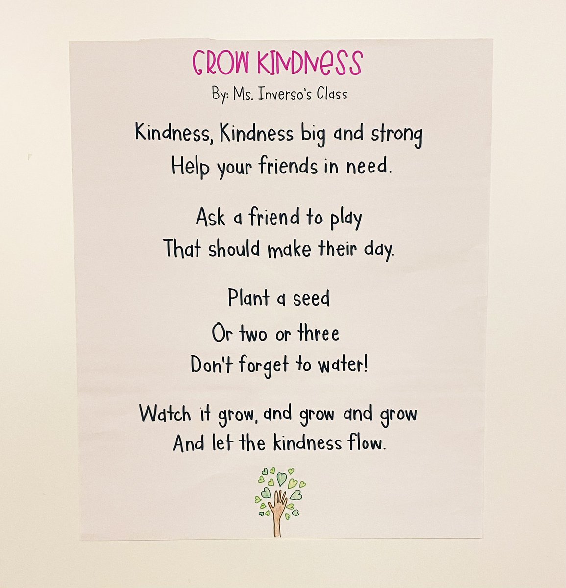 ms_inverso's tweet photo. Today we wrote our own kindness poem and won the raffle! We certainly have a class full of amazing poets! ☺️@WoodburnES https://t.co/zo6YbgcmSU