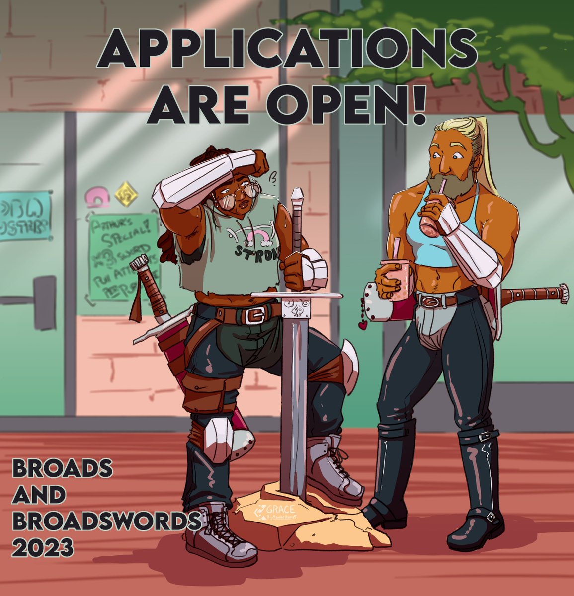 broadswordszine's tweet photo. Artist applications for the second volume of the Broads and Broadswords zine are now OPEN! ⚔️
If you're interested in taking part please fill out the application here:
https://t.co/kfysIrZ9Br https://t.co/ur4hLZ5E68