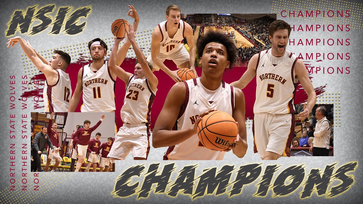 🏆ＣＨＡＭＰＩＯＮＳ🏆

<a href="/NorthernSunConf/">NSIC</a> Overall Champs☑️
#NSICMBB North Division Champs☑️

#GoWolves🐺 | #maroonNgold🐾