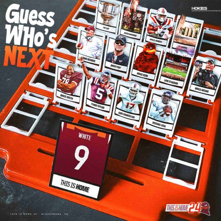 Big love from <a href="/HokiesFB/">Virginia Tech Football</a> 🧡 <a href="/CoachPryVT/">Brent Pry</a> <a href="/CoachShawnQuinn/">Shawn Quinn</a> <a href="/Coach_Marve/">Chris Marve</a> <a href="/EvanGWatkins247/">EvanGWatkins247</a> <a href="/Hokie_Haven/">Hokie Haven on Rivals</a>