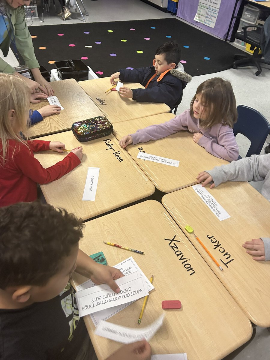 JamesHood1984's tweet photo. 🦚 At Rodburn Elementary we are continuing to strengthen our questioning skills. Mrs. Rhodes’ class was “burning it up” looking at different types of questions!  🦚 https://t.co/DajPCLGOd8