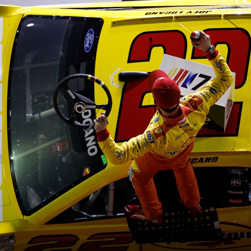 NASCAR's tweet photo. The lineup for the 65th annual #DAYTONA500 running is set.