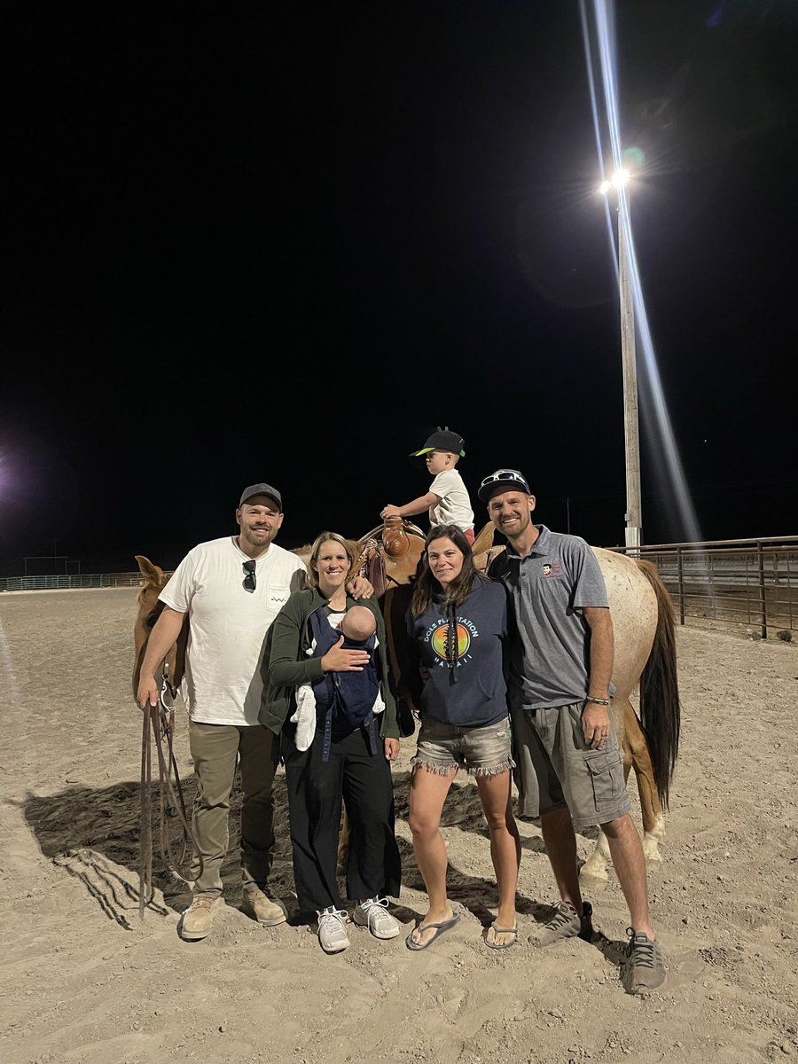 Thank you to <a href="/EricToddWebb/">Eric Todd Webb</a> and his beautiful wife for loving us and accepting us without judgment or hesitation. We're family now and you can't get rid of us. Can't wait to get back on the farm! 
#TheParentTest <a href="/ParentTestABC/">The Parent Test</a>