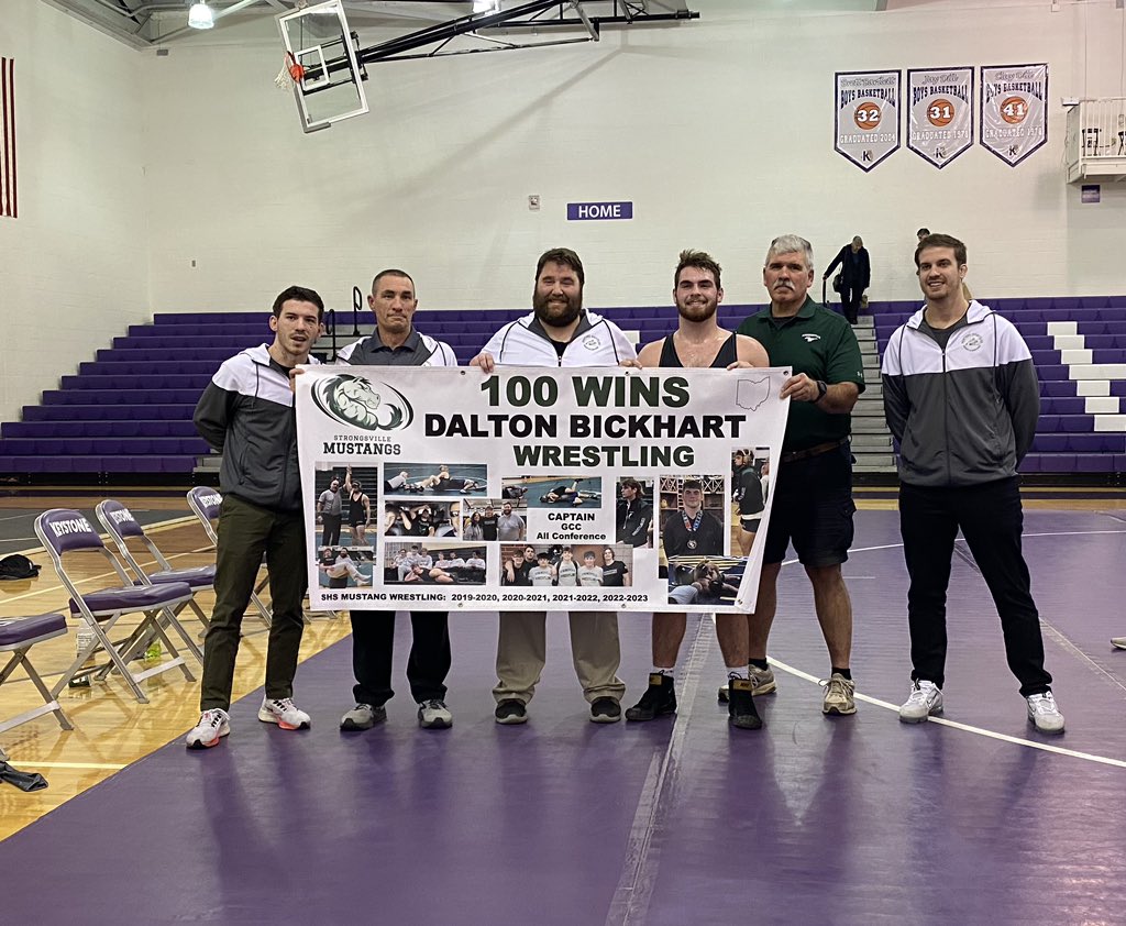 Congrats Dalton “D-Train” Bickhart on 100 Wins 💪🏻

<a href="/scsmustangs/">Mustang Athletics</a>
@SHS_stampede
<a href="/HS_Strongsville/">Strongsville High</a>
<a href="/VilleBoosters/">StrongsvilleBoosters</a>
