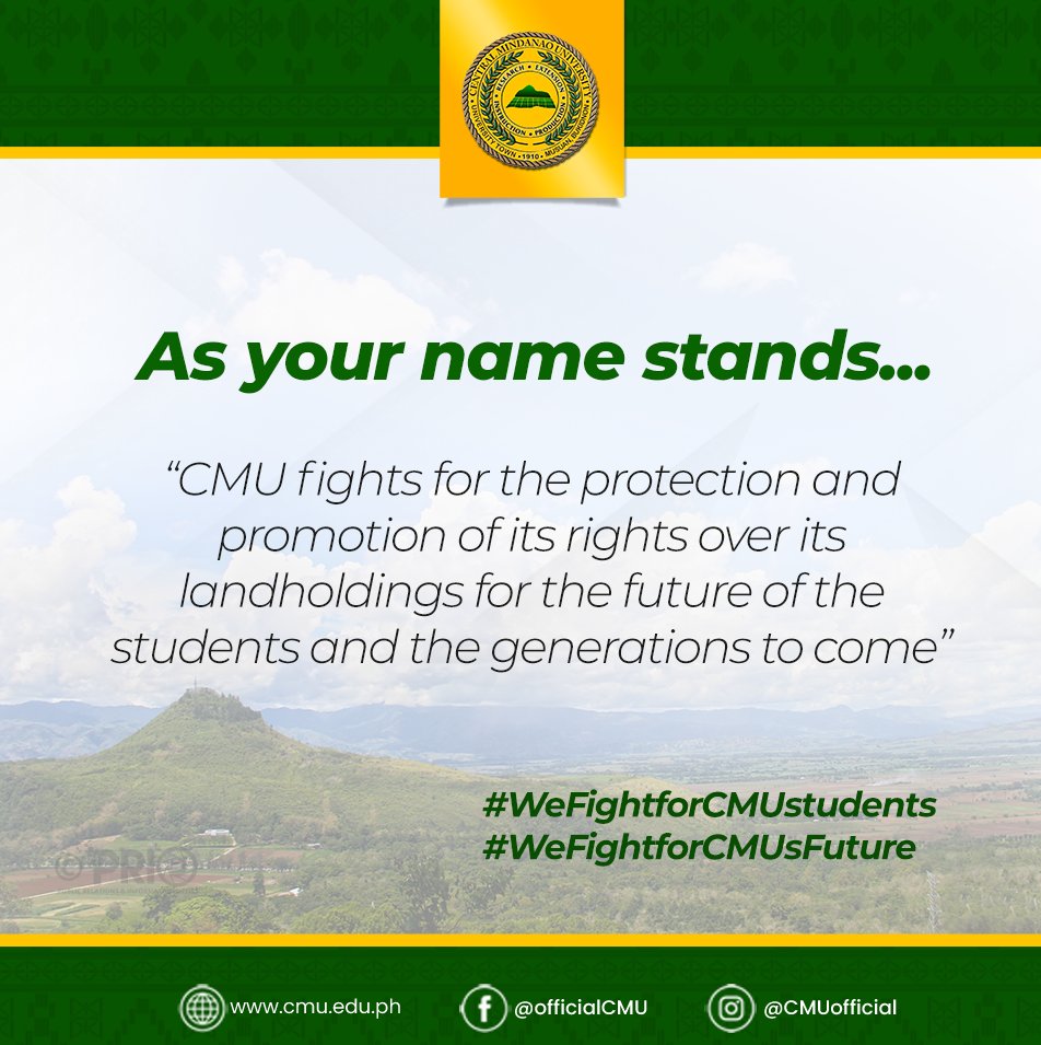 CMUteaday's tweet photo. 𝗔𝘀 𝘆𝗼𝘂𝗿 𝗻𝗮𝗺𝗲 𝘀𝘁𝗮𝗻𝗱𝘀...

#WeFightforCMUstudents #WeFightforCMUsFuture https://t.co/YdGKDrGj7C