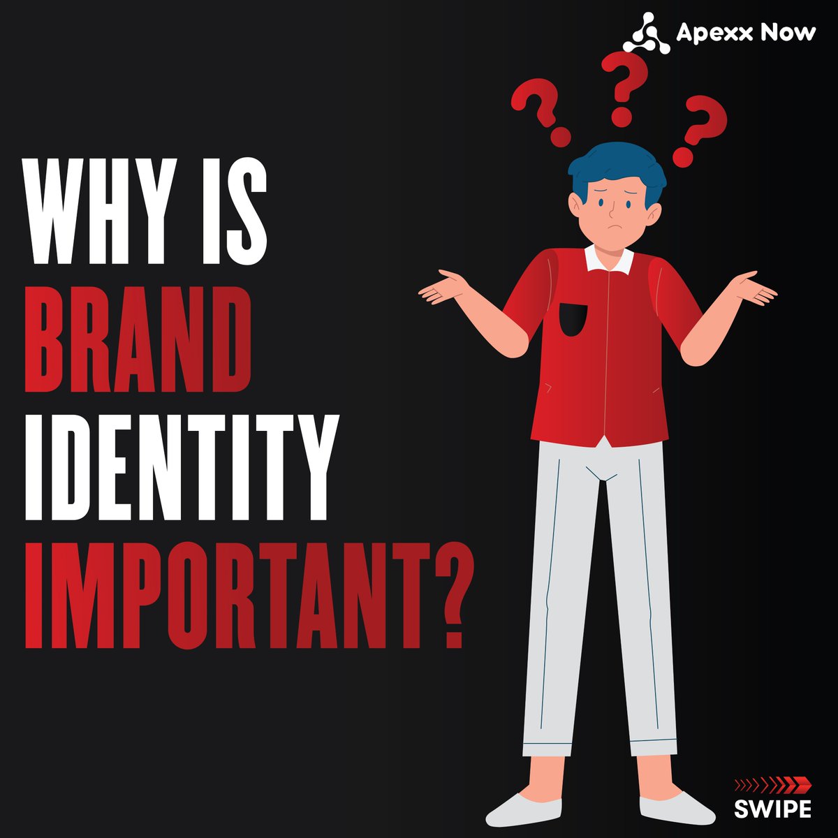 ApexxNow's tweet photo. Your brand's identity is critical to the success of your business.

Learn More: https://t.co/ZKhugTGGaQ

#brandidentity #brandidentitydesign #brandidentitydevelopment #brandidentitydesigns #brandidentitytips #brandidentitydesigner https://t.co/bwI2THiJiA