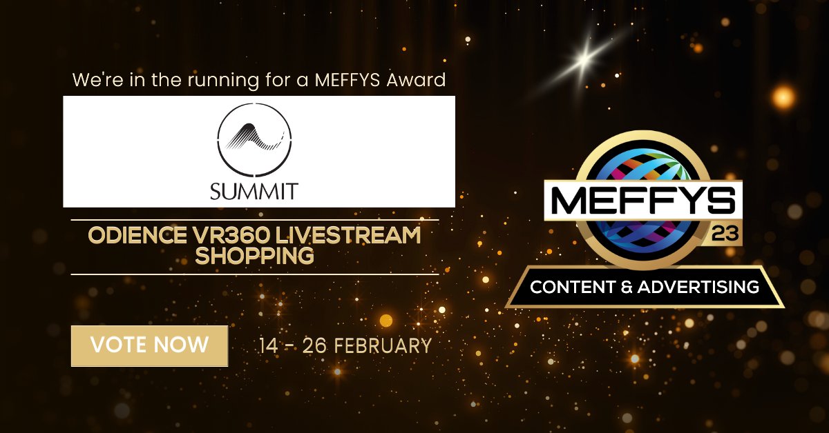 We're running for a MEFFYS Award - Please vote for Summit Tech's Odience!  mobileecosystemforum.com/meffys-2023/co…