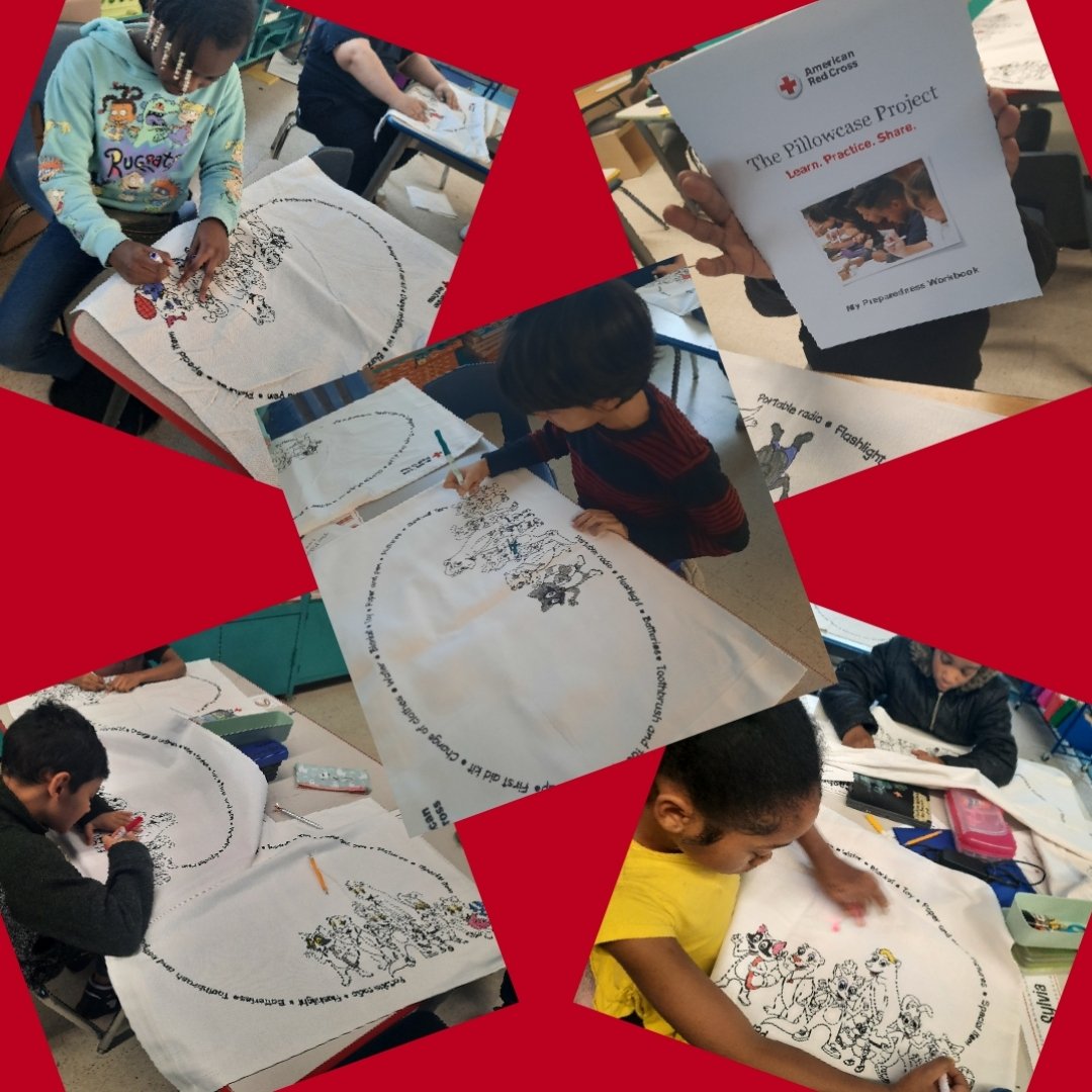 Ms. Schnell STEM (@msschnell_stem) on Twitter photo Thank you <a href="/RedCross/">American Red Cross</a> Central Maryland for visiting our 3rd graders today. You made a serious subject engaging for our Ss. Decorating their own pillowcase was the highlight of the day! <a href="/BCPSHES/">Hawthorne Elementary</a> #emergencypreparedness #pillowcaseproject Thank you <a href="/RedCross/">American Red Cross</a> Central Maryland for visiting our 3rd graders today. You made a serious subject engaging for our Ss. Decorating their own pillowcase was the highlight of the day! <a href="/BCPSHES/">Hawthorne Elementary</a> #emergencypreparedness #pillowcaseproject