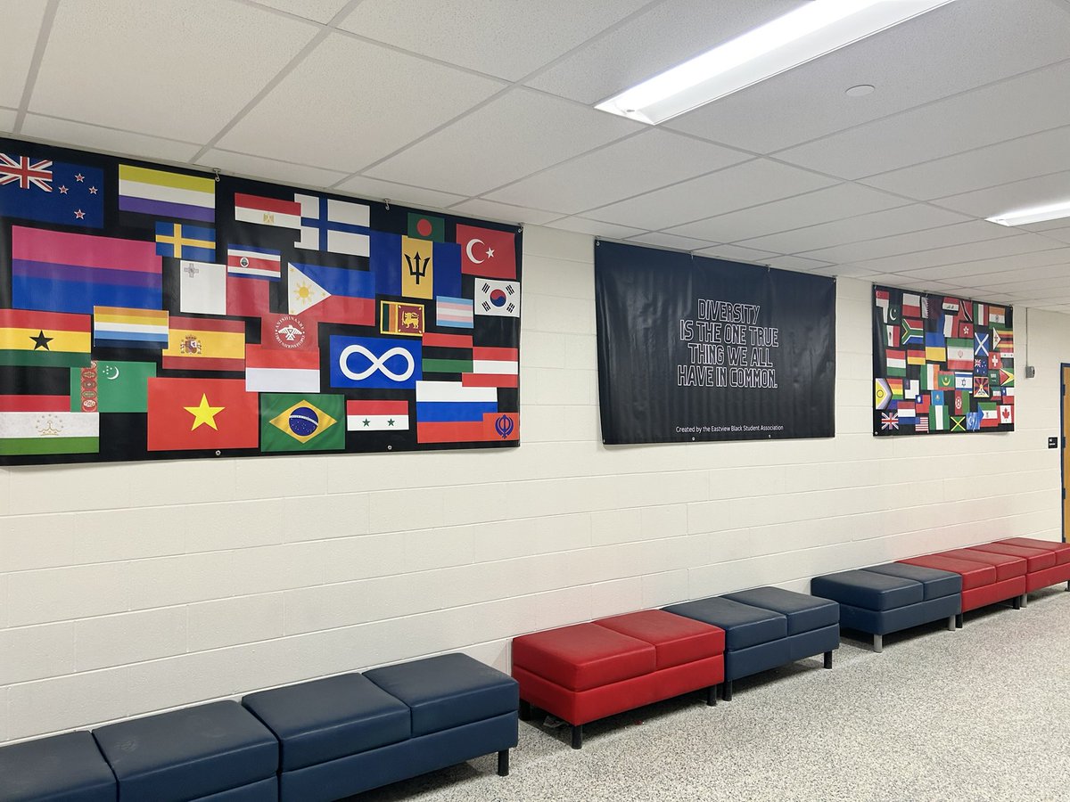 Thanks to our BSA for creating our new diversity Banner. Eastview’s greatest strength is our diversity.