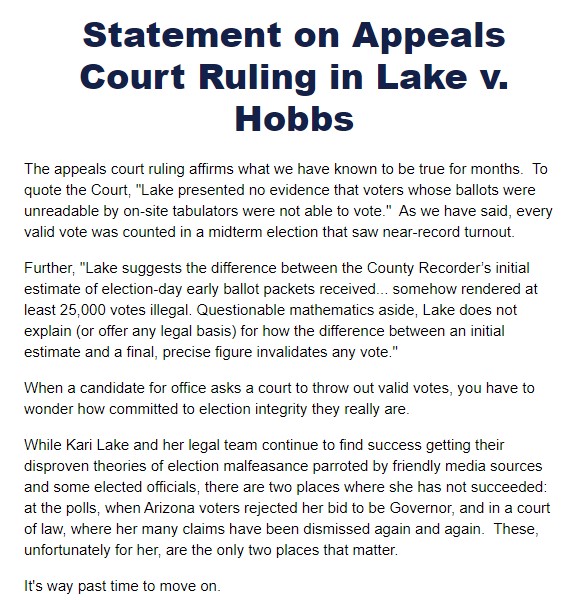 Maricopa County tweet media