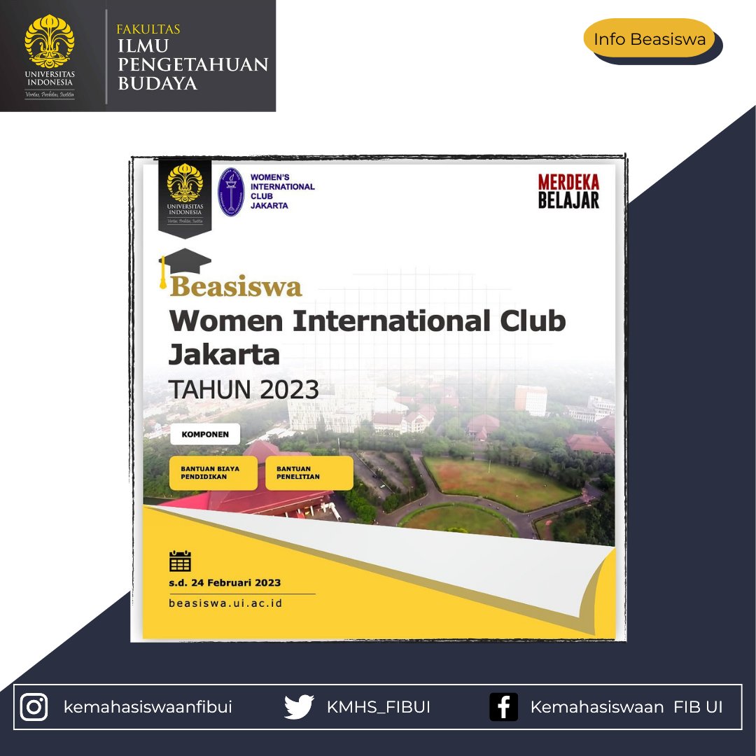 Kemahasiswaan FIB UI tweet media