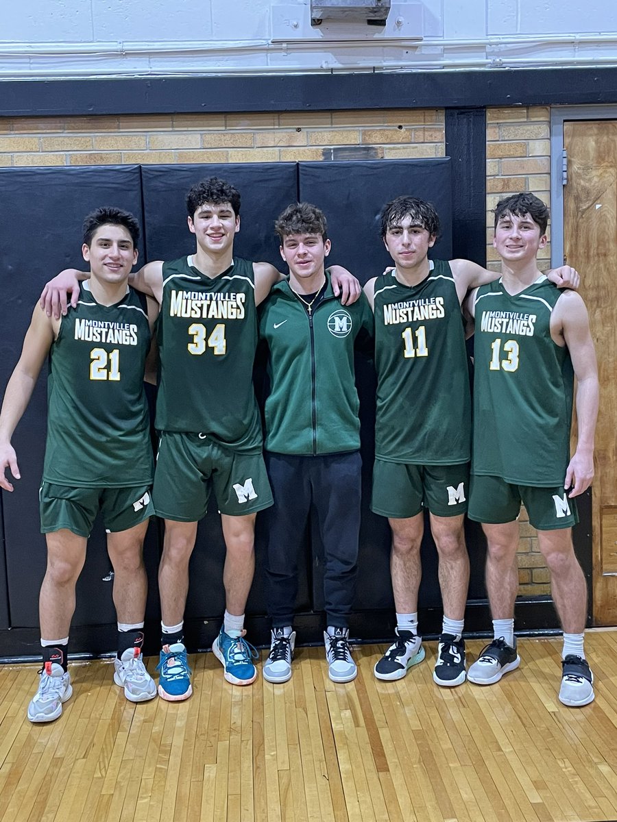 Not many teams get to end the season with a win. Even though it wasn’t the season we expected, these seniors never quit, and they were able to walk off the court in their last high school game as winners. So proud of these boys. Big win against Boonton tonight #family #hardwork