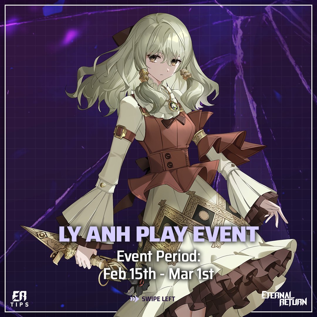 er_games12's tweet photo. LY ANH PLAY EVENT💀
#eternalreturn #이터널리턴 #永恆輪迴 #nimbleneuron #battleroyale #steam #freetoplay #anime #otaku #horror #solo #duo #squad #season8 #multiplayer #moba #kakaogames #fanart #digitalart #event https://t.co/ttp21OBOGk
