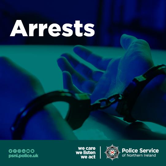 PSNIBelfastN's tweet photo. Officers from Tennent Street Neighbourhood teams have been out on foot and vehicle patrols around the Shankill area this evening.
One arrest made for a male with outstanding warrants.
#KeepingPeopleSafe
#OpRelentless https://t.co/8cOQirL7d5