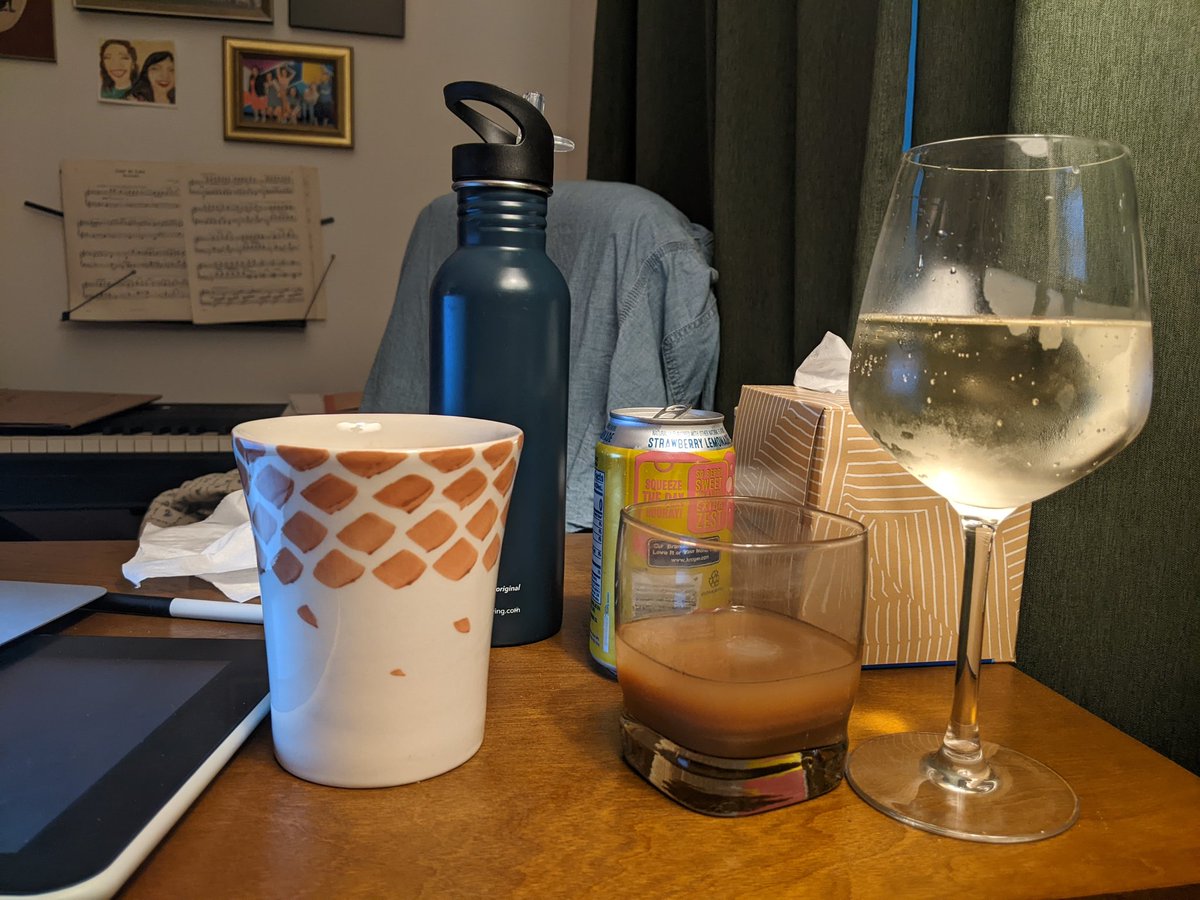 Don't talk to me until I've had my five drinks at once