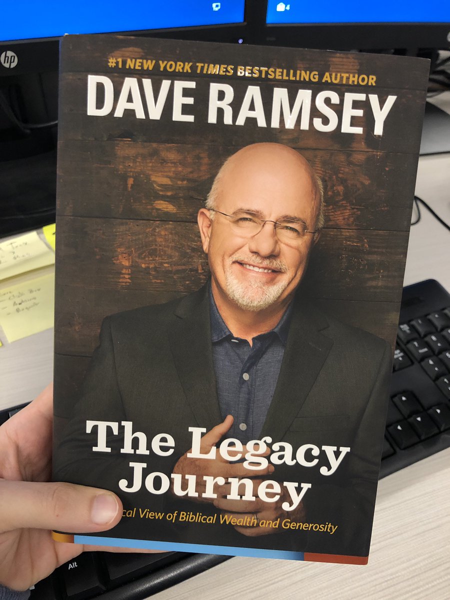realJBBurnett's tweet photo. Sometimes in this business you get to meet really cool people. @DaveRamsey stopped by @WTHRcom this morning and luckily I got chance to meet him after years of listening to his radio show. He also signed my book I just got for Christmas! #DebtIsDumb https://t.co/kvUnULejBm
