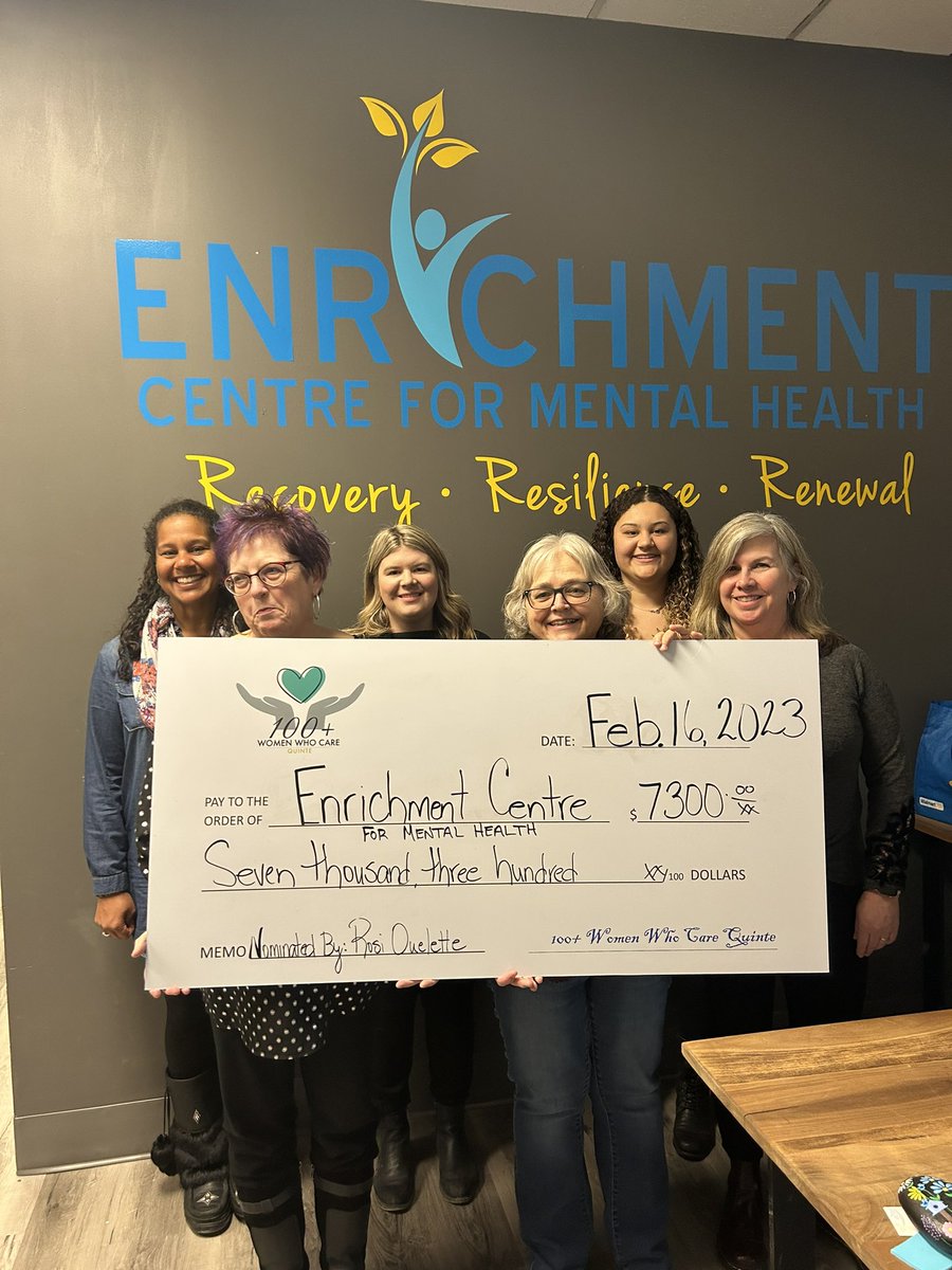 100_womenquinte's tweet image. What a great day to make a cheque presentation!!! We had a tour &amp;amp; got to see where our donation was put to use!!!❤️
#makingadifference
#community.