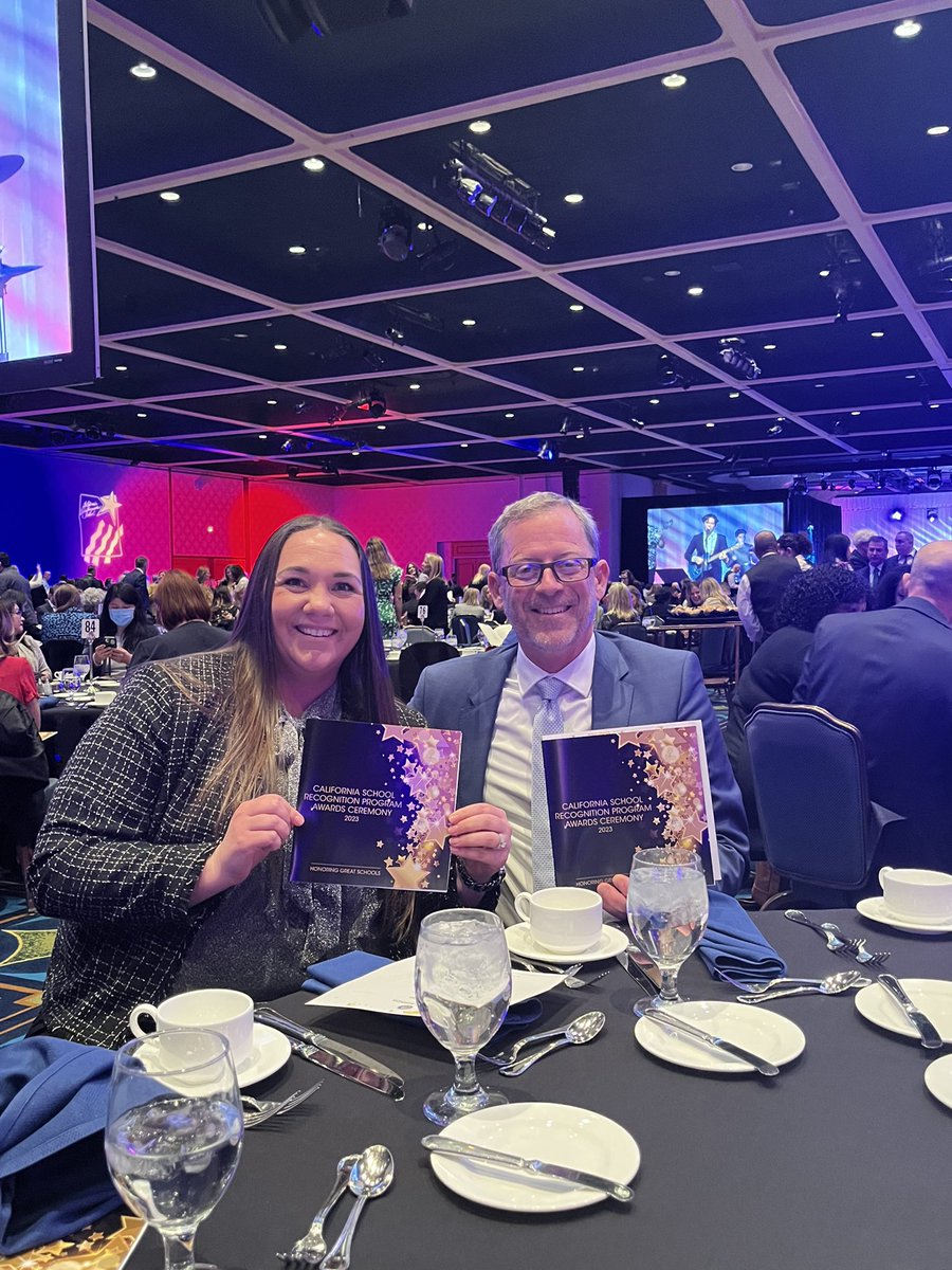 Being honored as a 2023 California Distinguished School tonight. Beyond blessed to receive this award!