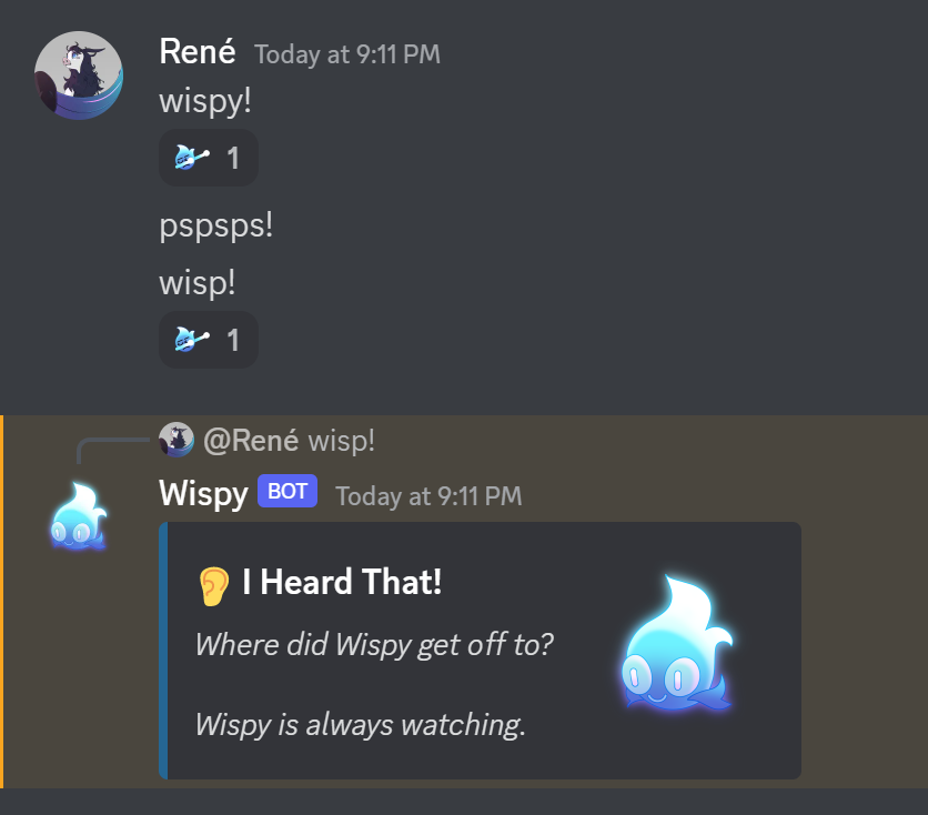 triacopa's tweet photo. anyway thanks for coming to my TED talk n for sticking around despite the radio silence. n _n)-b if you're here, i appreciate you.

here's some bonus previews of otherworld production - kayla is implementing items + search &amp; teaching wispy to (occasionally) react to her name https://t.co/ukNzg6Jktf