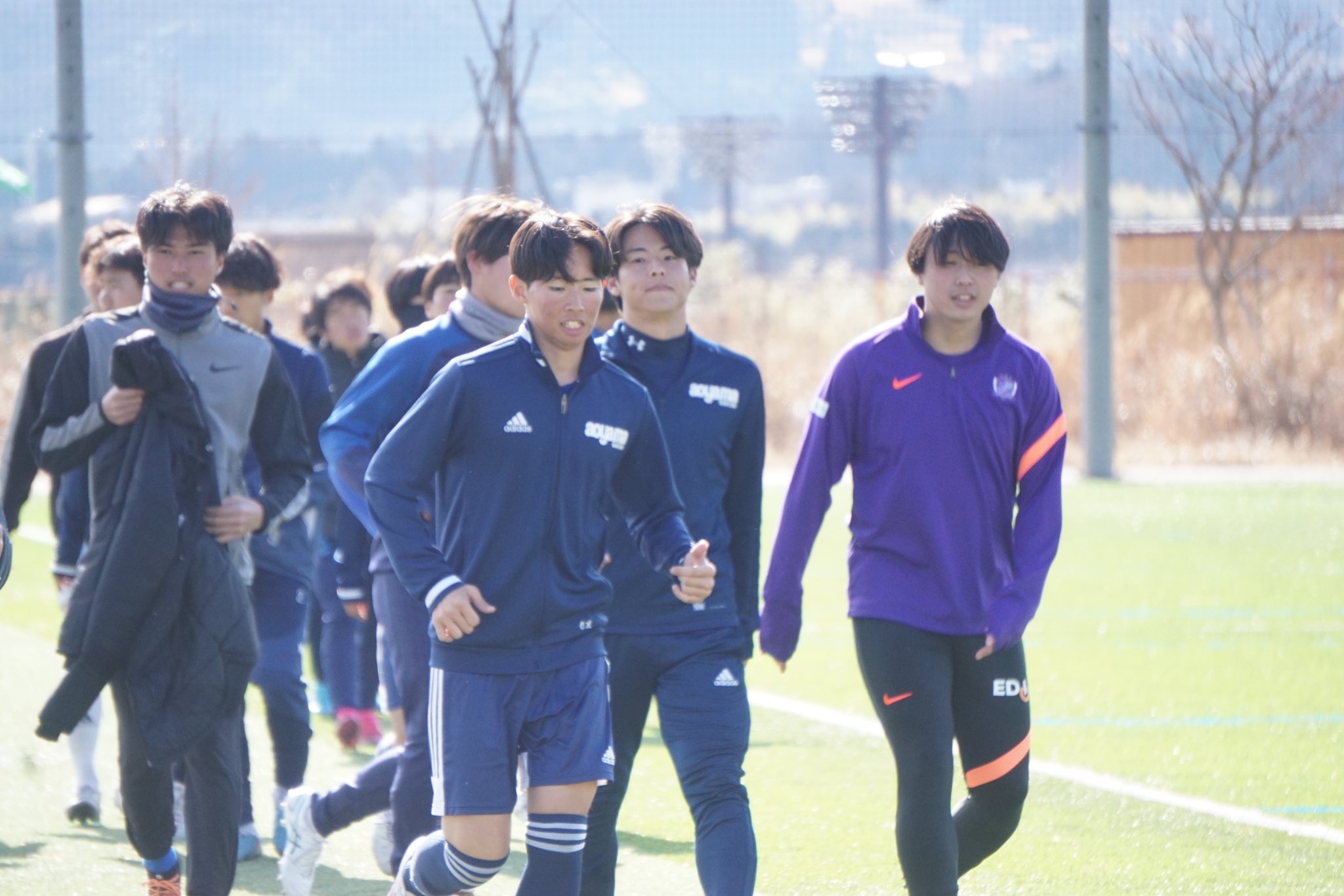 青山学院大学体育会サッカー部 選手支給移動着