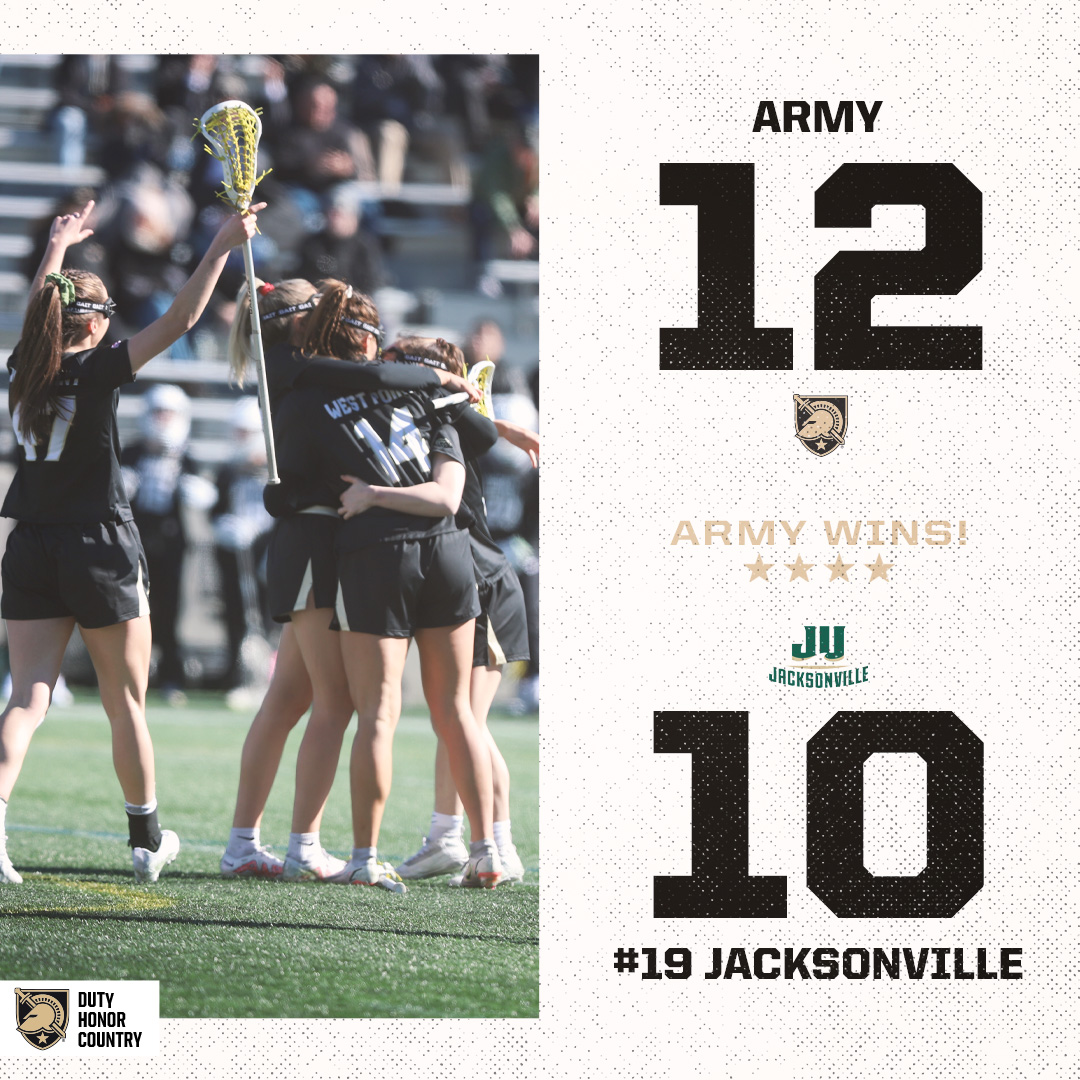 Army Women's Lacrosse on Twitter "𝘞𝘏𝘈𝘛 𝘈 𝘞𝘐𝘕!! Army goes on the road
