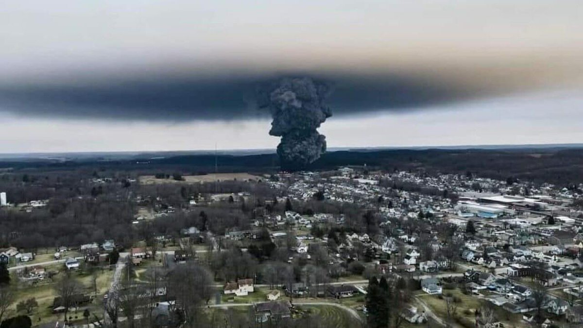 This photo should have been printed on the cover of every newspaper and magazine. It should be leading every news broadcast on America. They nuked an American town. Instead it got completely ignored by our “environmentalist” leader class. Why? There is a much darker story…