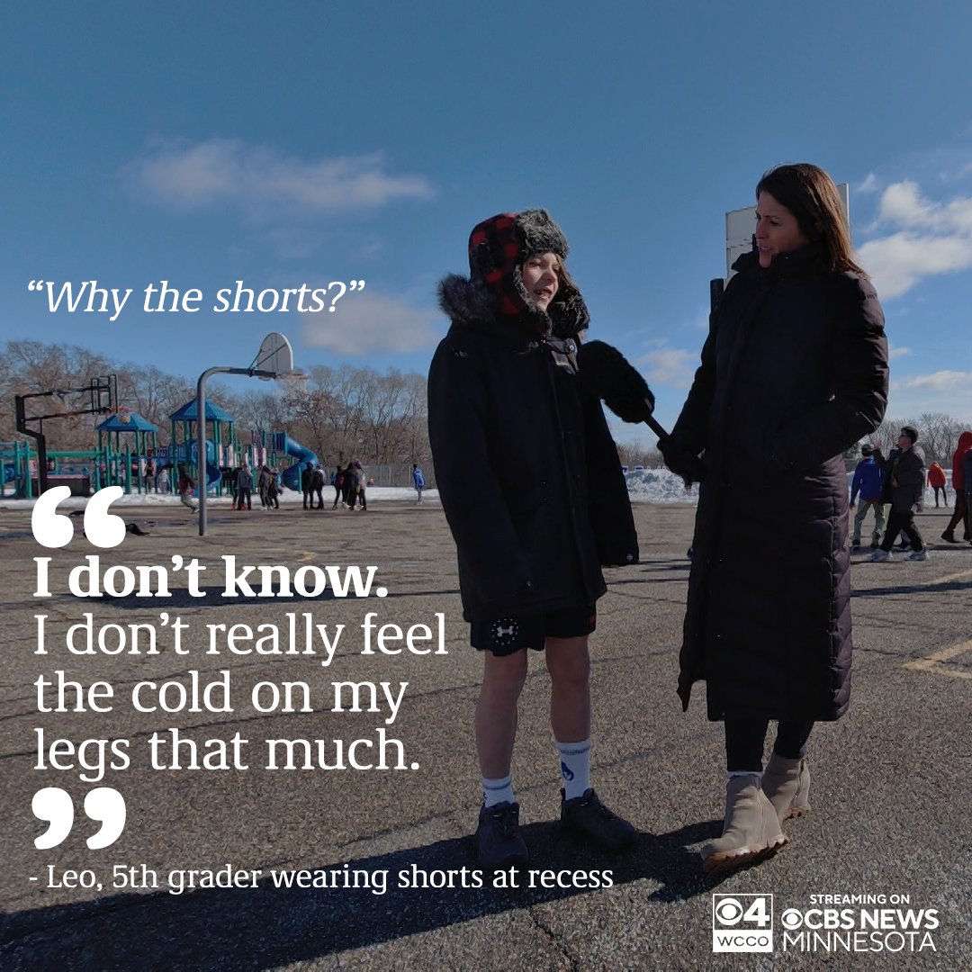 WCCO's tweet photo. Why do kids refuse to bundle up? @heatherbrown21 talks to local students and a doctor to tackle this perennial showdown between kids and parents. 

Tonight at 10:00pm, watch WCCO and stream live: https://t.co/9pMQzexXOq
Previous segments: https://t.co/qXwhgwKq4o https://t.co/Dq45aURTQx