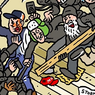 BMWeaverComix's tweet photo. @ryanjreilly #InsurrectionMaze #DevlynThompson Wanna know why every autistic person in the country wasn’t there? Because they know better. He might simply be… a violent scumbag. https://t.co/86notrwWV3
