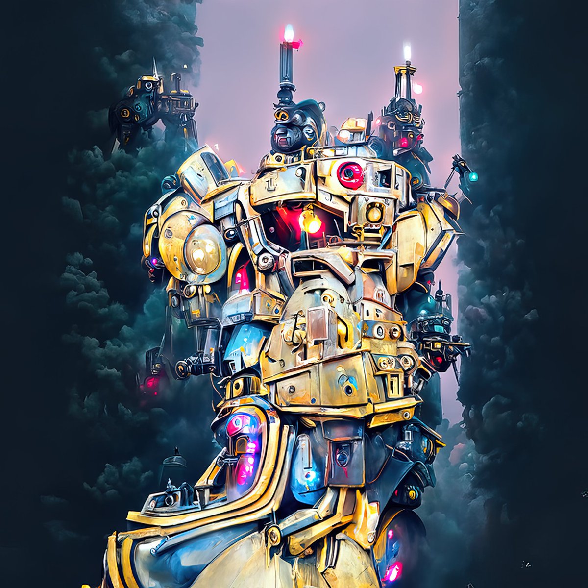 MECHA MECHA MECHA!
Giving away 1x AIPE in this post 🔥

- FOLLOW <a href="/AIPESnft_/">AIPES NFT</a> 
- LIKE + RT
- TAG 3 FRENS

#AIPESgallery #AIartwork #AIP3 #NFTGiveaway