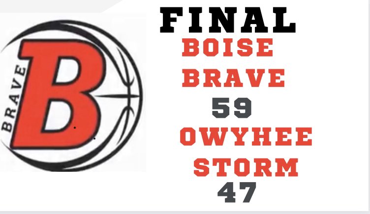 Brave over the Storm in the first round of the State tournament! #roundone #ontothenext #wearethebrave 💪🏀😤🔥

@BrydgesCoach @michaellycklama @IDS_VarsityX @CdAGregLee @KBOITV
@IdahoOnYourSide @KTVBhss @MrIdahoPreps @IdahoHSHoops 
@micahcranney  @idahosports 
@prepgbbidaho
