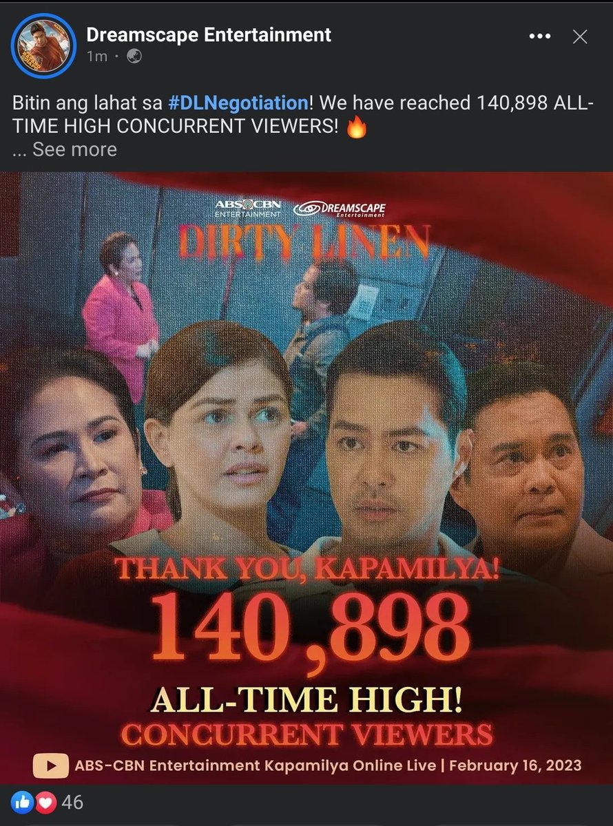 Amery14908432's tweet photo. Wow thank you kapamilya sa gabi gabi na pag support at walang sawang sumusubaybay lagi gabi gabi  ng  DIRTY LINEN 

GALING lakas ng VIEWS HUMAHATAW PATAAS ng  PATAAS  👏👏👏

#FranSeth 
#DLNegotiation https://t.co/QnxrM0MGir