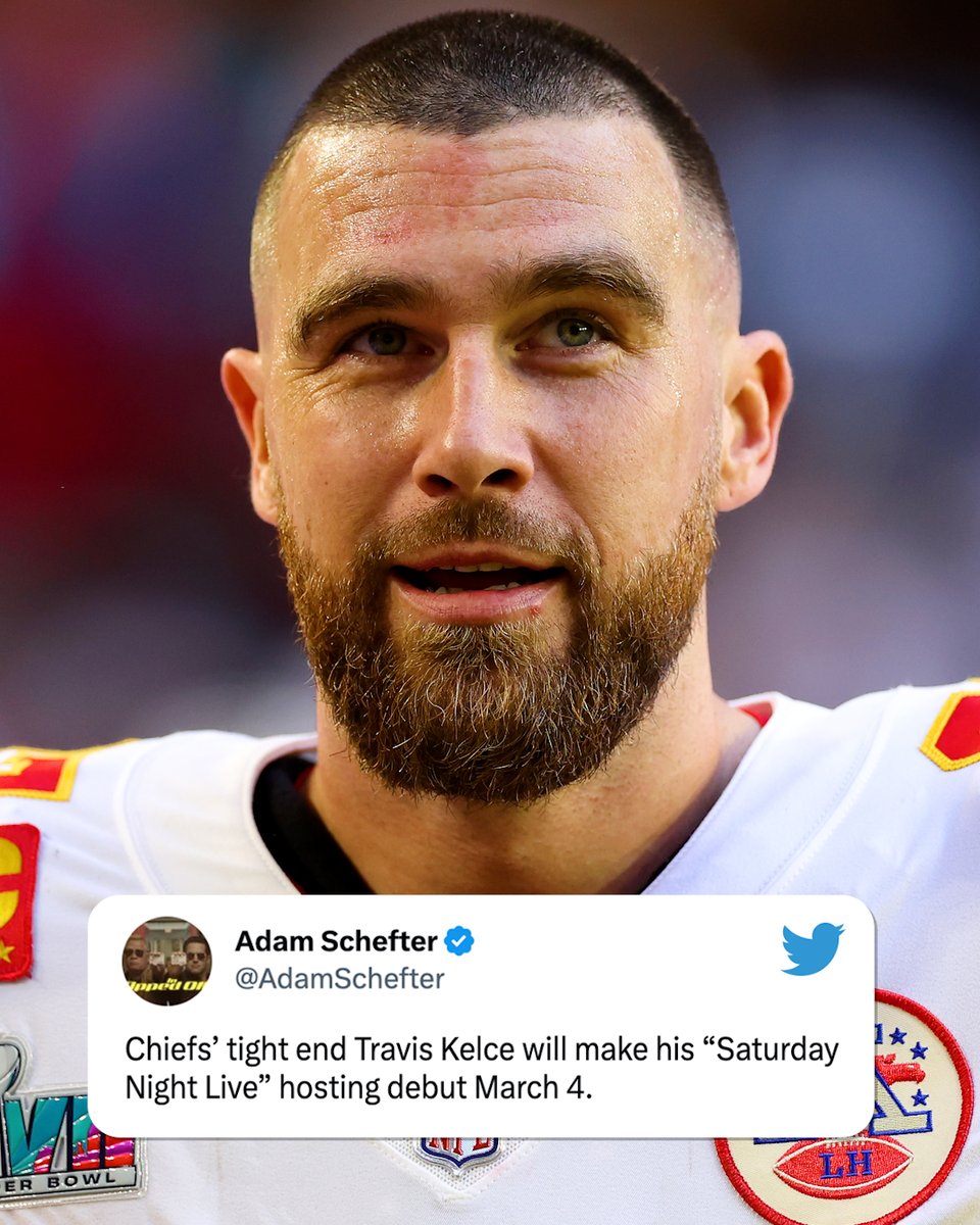 .<a href="/tkelce/">Travis Kelce</a>'s 2023 is off to a great start ✨🍿 

<a href="/AdamSchefter/">Adam Schefter</a>
