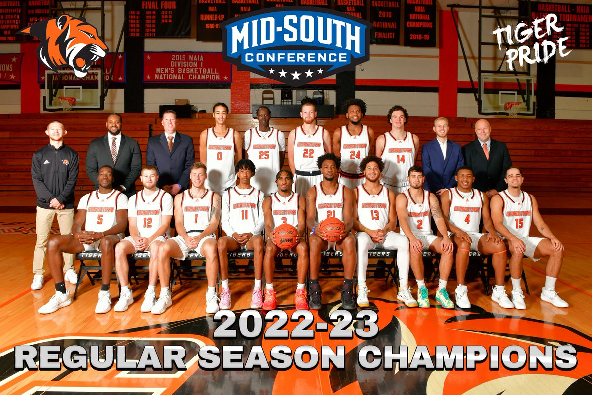 Tigers clinch 13th outright MSC Regular Season Title -#TigerPride 
georgetowncollegeathletics.com/sports/mbkb/20…