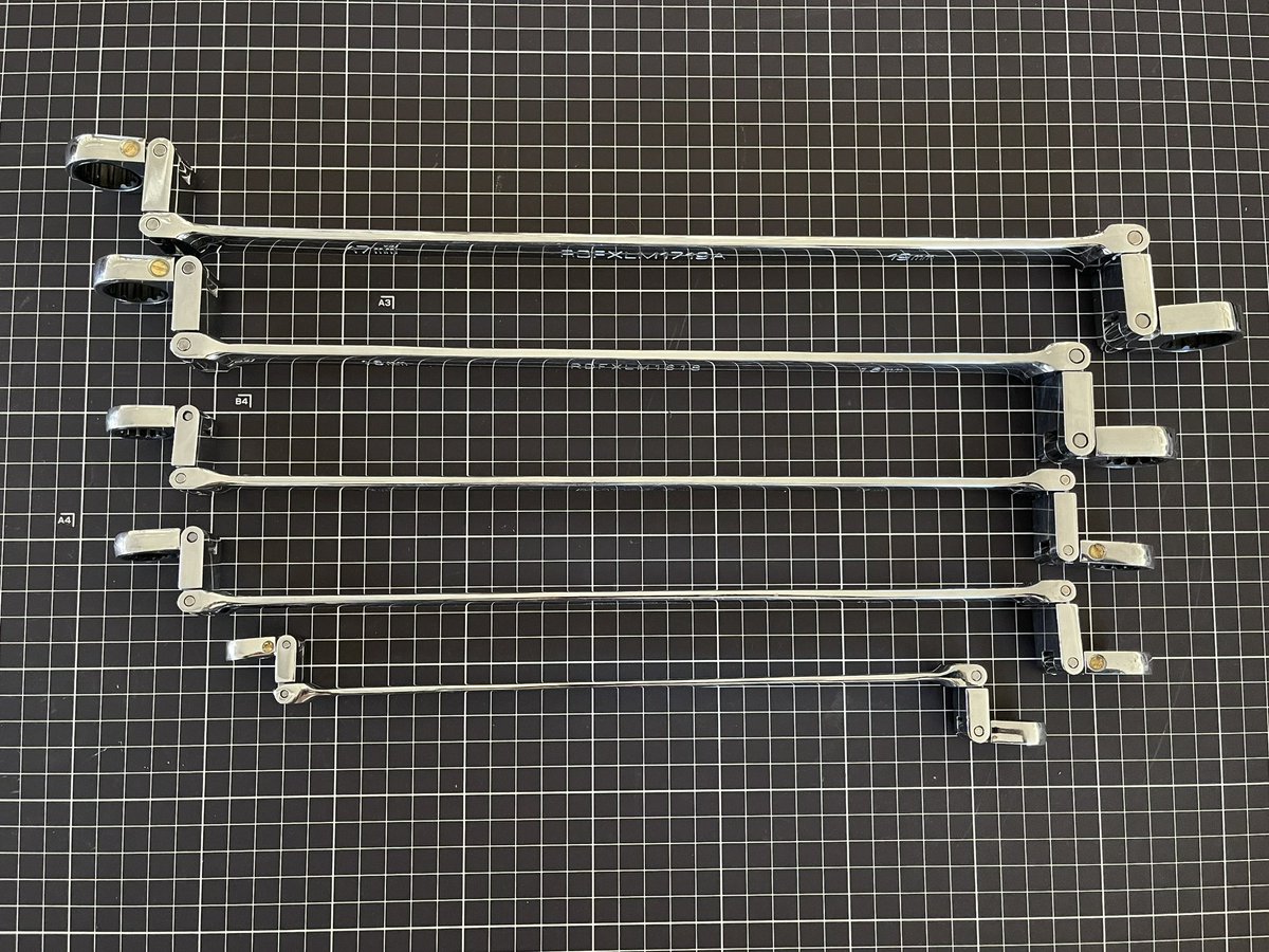 Kai_ZO6LS7's tweet image. #MATOCOTOOLS 

MATOCOの誘惑・・・

MATOCO
DOUBLEFLEX-JOINT RATCHETING
WRENCH FREE SHIPPING

M8×10 12×14 13×15 16×18 17×19

このダブルフレックスは・・・
コンビではなく
両方メガネラチェットであり
ロングな所がGood👍✨

流石にこのモデルはMATOCOだけ
だろう・・・

やっと集めたぜ👍👍