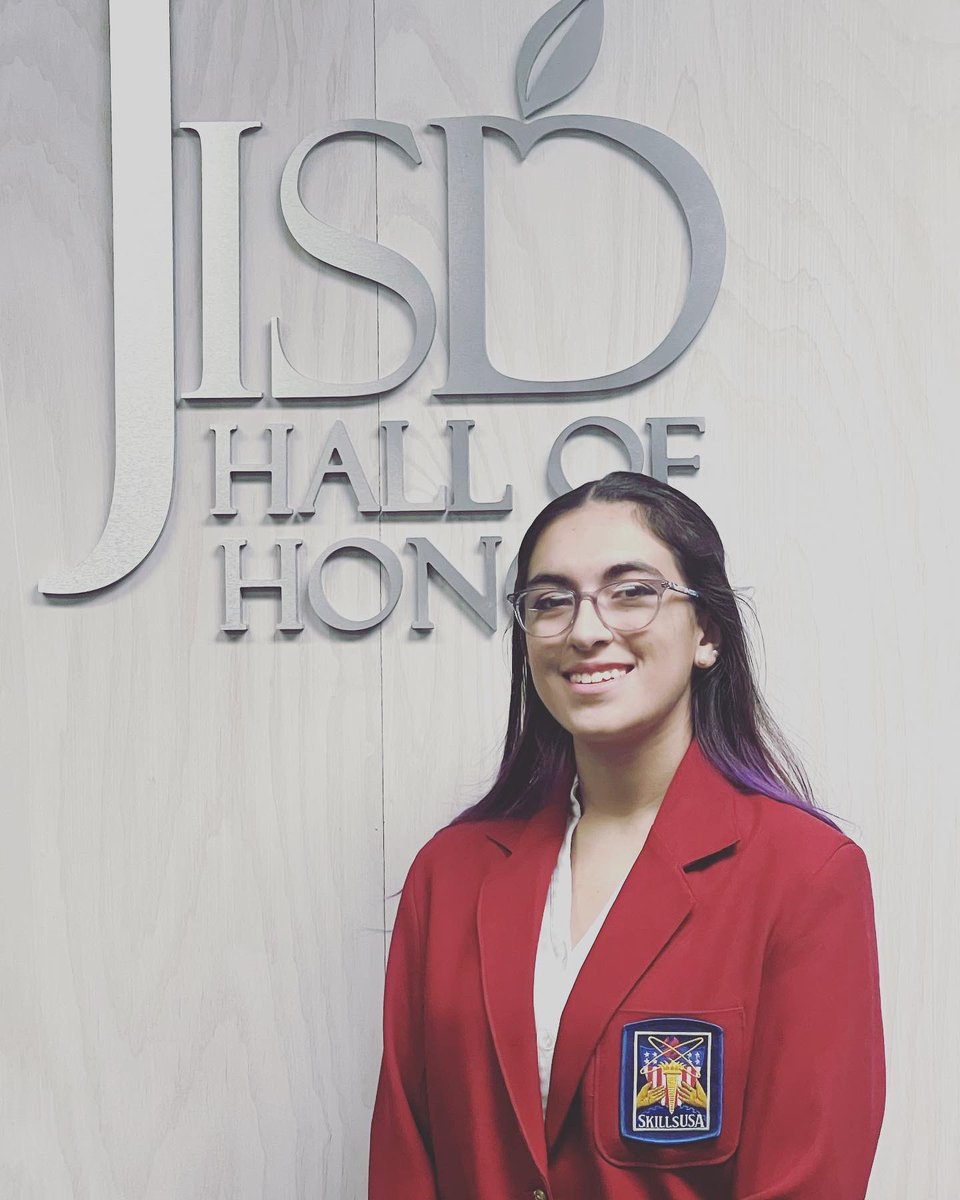 VMHSdesign's tweet image. There were many recognitions tonight at the  @judsonisd_official school board meeting, including our gold medalist in Pin Design, Sarah Alvarado. Congratulations to all the amazing #judsonisd winners! @SAVeteransHS