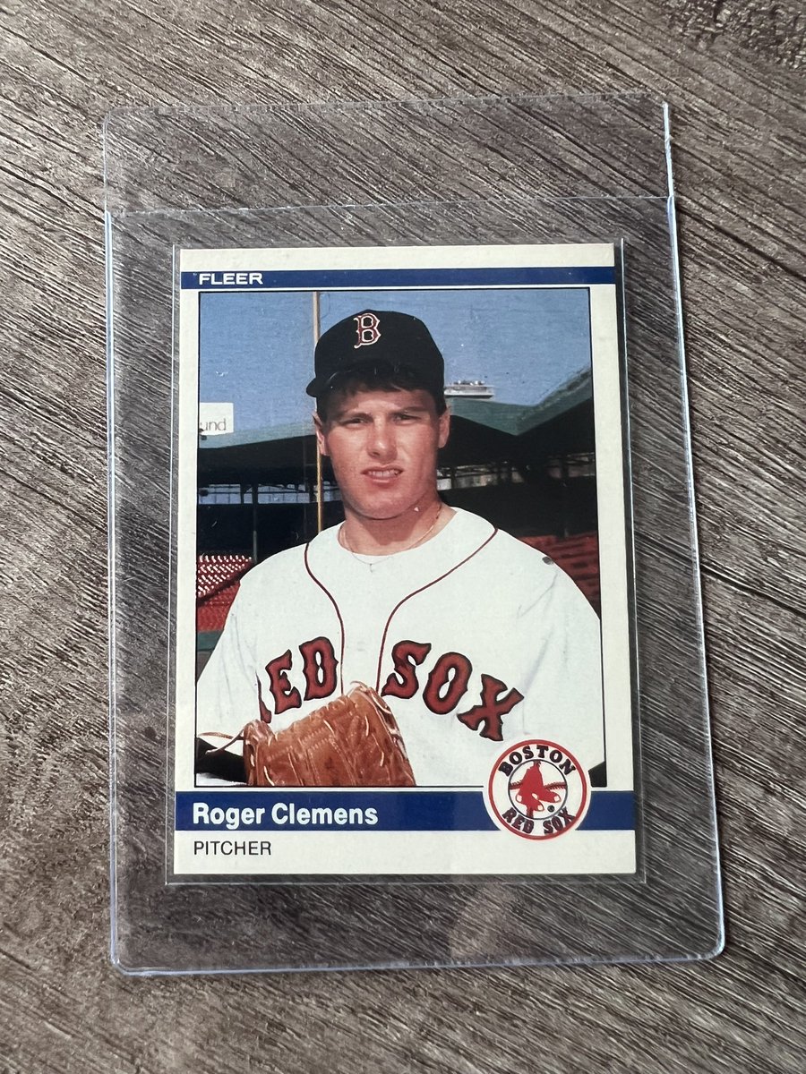 MexiCubs's tweet photo. This is #13 of my #Top25 cards
#RogerClemens #Rocket #FleerUpdate #1984 #VintageCards #RedSox #Boston https://t.co/N8epBakcF7