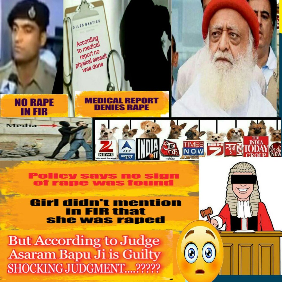 To trap Sant Shri Asharamji Bapu in Bogus Case, Ajay Pal Lamba Confesses in His own book, he got did 
Videography of kutia &amp; shown to corrupt lier girl to enable to put her statement. 
#ManaiFarmHouse
Videography Hui Thi by dishonest Corrupt Police Officer means खाकी को दाग