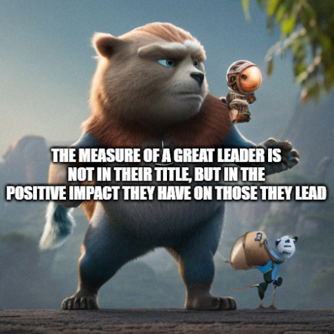 Ben_K_Richard's tweet photo. The measure of a great leader is not in their title, but in the positive impact they have on those they lead.

#leadership #inspiretrust https://t.co/qKTk9g8XTY