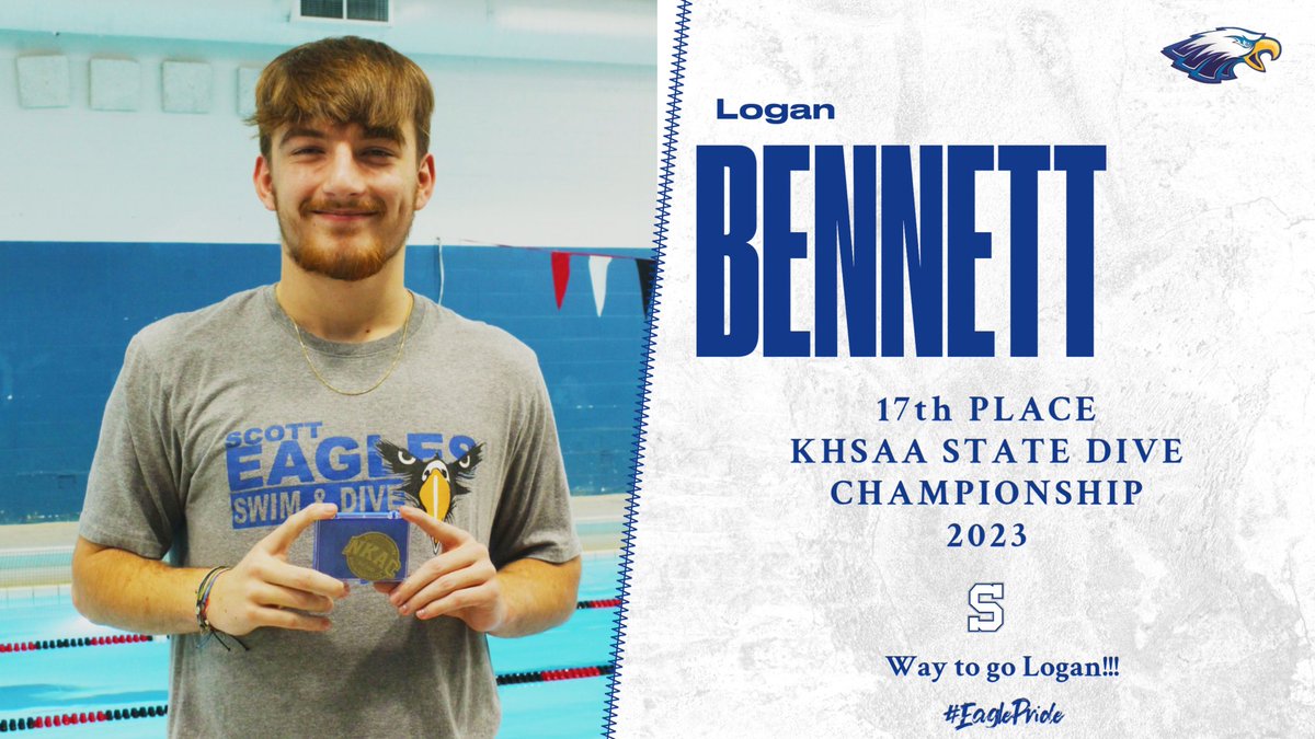 Way to go Logan!!  What a great way to end your senior year!  We are so proud of you!!  💙 🦅 #classof2023