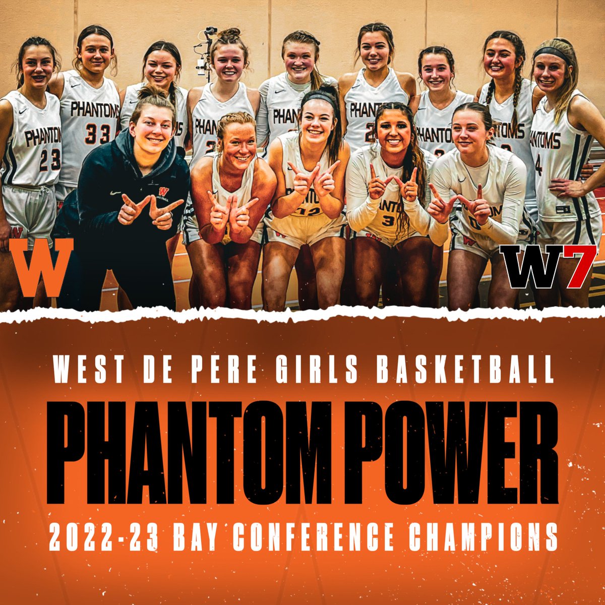 Congratulations to <a href="/PhantomsGBB/">WDP Phantoms Girls Basketball</a> !!   You are 2022-23 Bay Conference Champions!! #PhantomPower