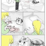 猫飼いさんは思わず共感しちゃうかも？猫と探し物のお話を描いた、可愛い「猫漫画」が話題に!