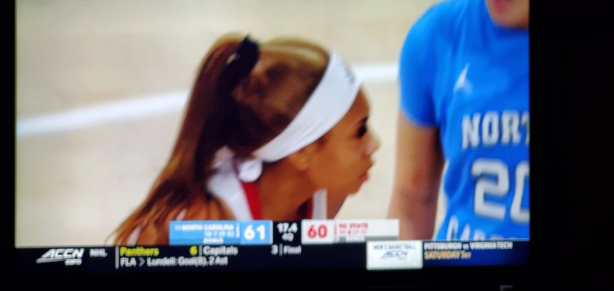 KishaToussaint's tweet photo. Seriously on edge of my seat... #womensbasketball NOW IT ALL tied up...with 9.2 remaining #TheseGirlsBallBaby https://t.co/EwgJNVO9kK