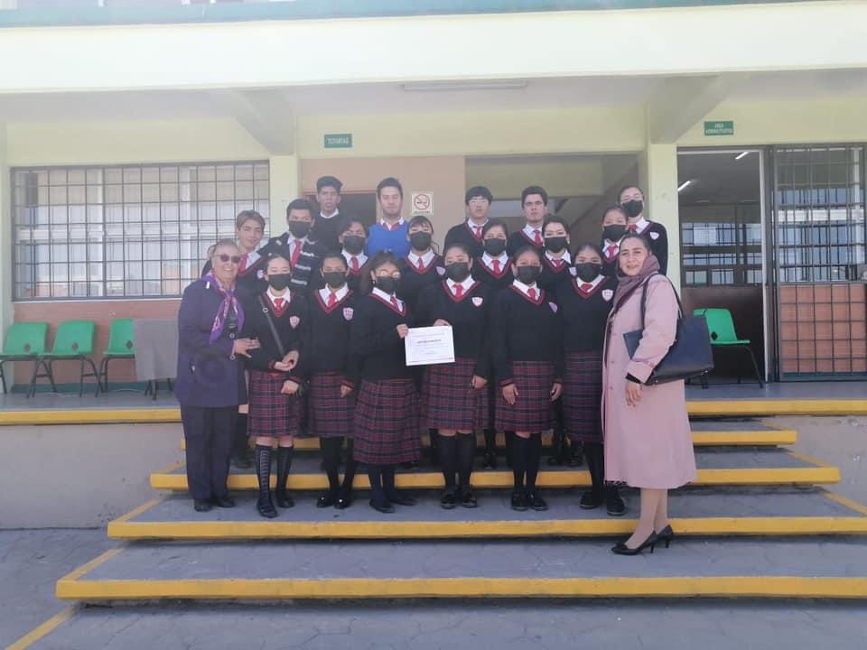 epo244's tweet photo. La @epo244 felícita a los alumnos del Coro Institucional por haber obtenido el 1er lugar en el "Concurso Estatal de Interpretación de los Himnos Nacional y del Estado de México 2023" en su Fase Zona Escolar 😊 #epo244 @israeljero @HectorUlisesCG1 @hectorhesilva @NoeOrtegaCamac1 https://t.co/hw7MxQPMWa
