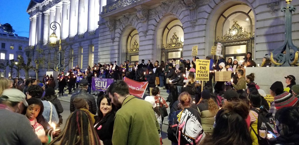 'We demand justice. We demand equity. When one community suffers, we all suffer. We all must stand together in solidarity for justice, b/c BLACK LIVES MATTER!' @seiu1021 

#TyreNichols #Justice4TyreNichols