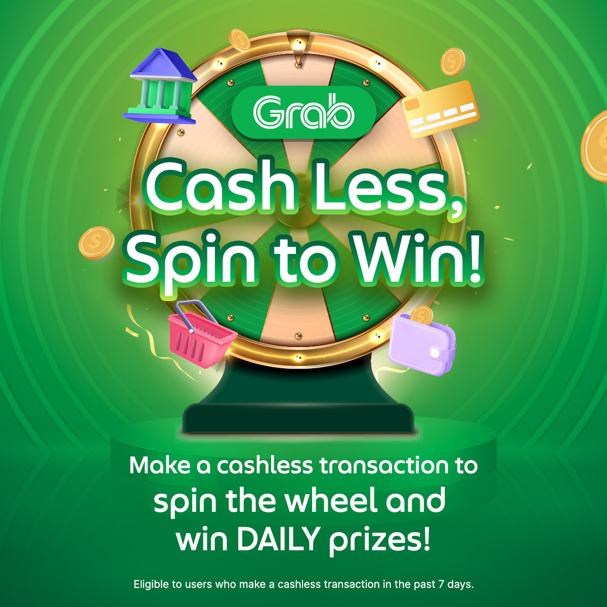 Grab Philippines on Twitter "Get more by switching to cashless! Spin
