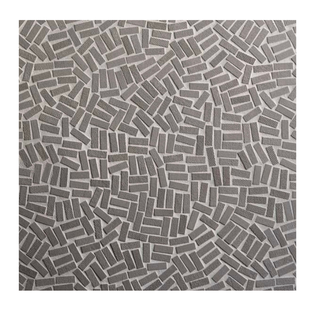 midcity_design's tweet photo. M A T E R I A L  S E L E C T I ON S :: These sticks tile is a unique mosaic with a uniform rectangular tile shape, while the overall look is irregular. To top it off, each chip has an textured surface creating a unique tactile impression. 

We selected this sticks tile from @lano https://t.co/sdQnL6Lk8L