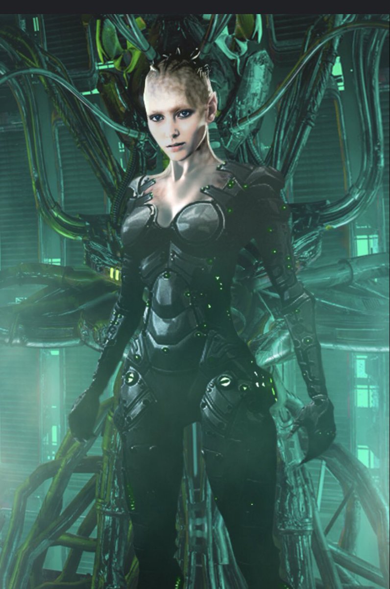 jnanneng's tweet photo. @elonmusk Nah; a better analogy might be personifying bing AI as the borg queen from Star Trek TNG. https://t.co/juGVQD0UqQ