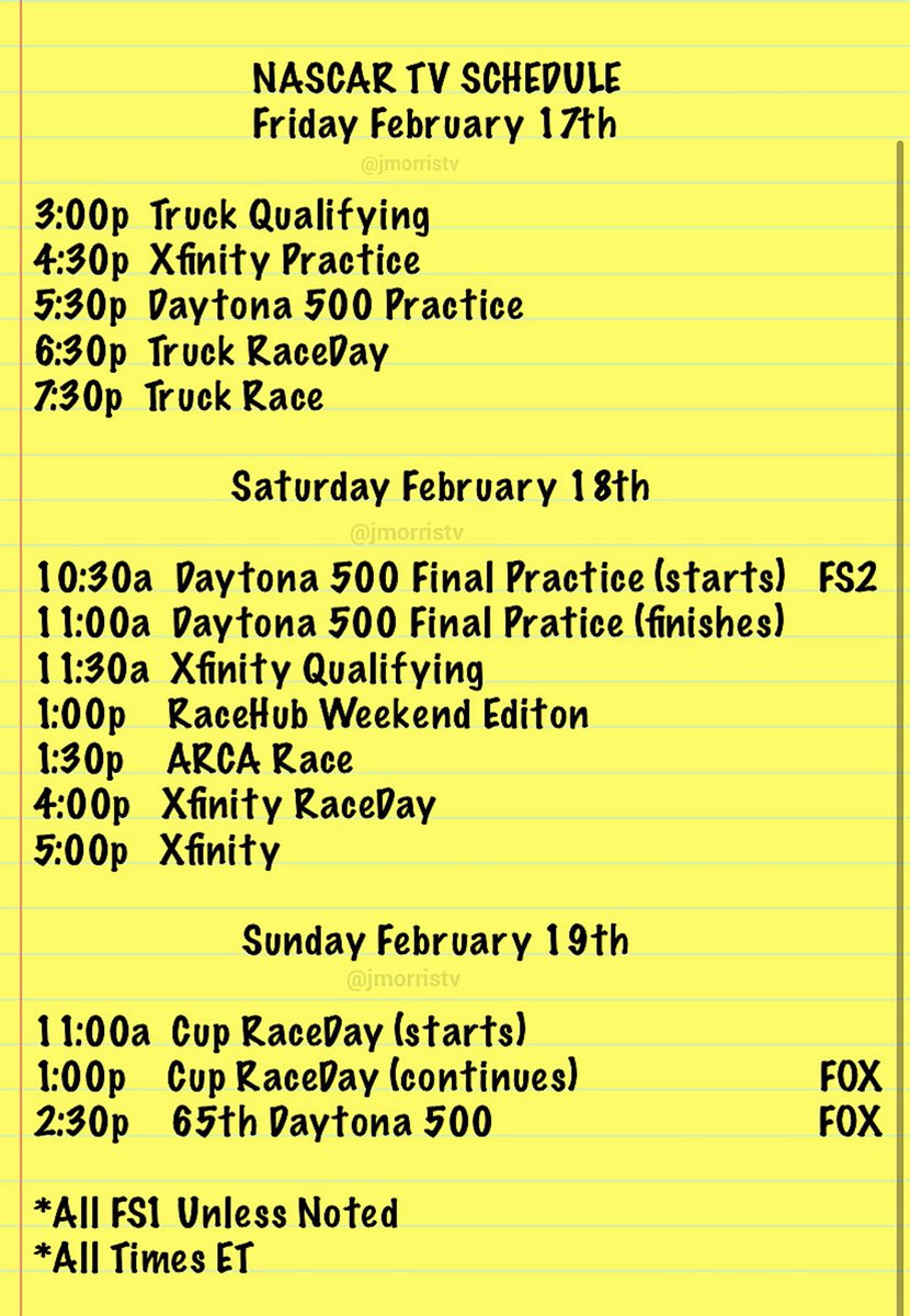 JMorrisTV's tweet image. 2 fun, small tastes of @DAYTONA action down, 3 more wild days left. #NASCAR #NASCAR75 #DAYTONA500