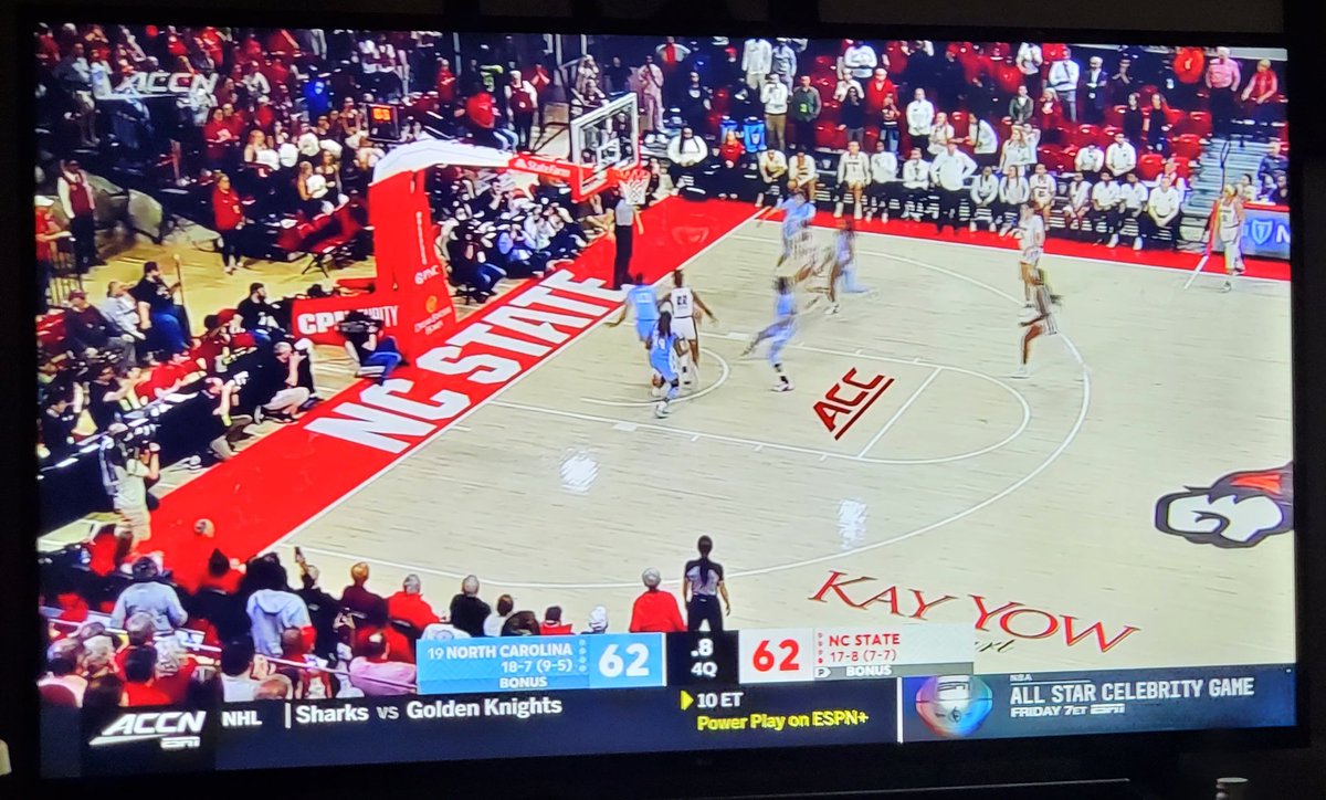 KishaToussaint's tweet photo. We're going into OVERTIME, Folks!!!! Fantastic Rivals, Champion Players, Same State. CAROLINA v STATE @ state. https://t.co/EGeexB1SnN